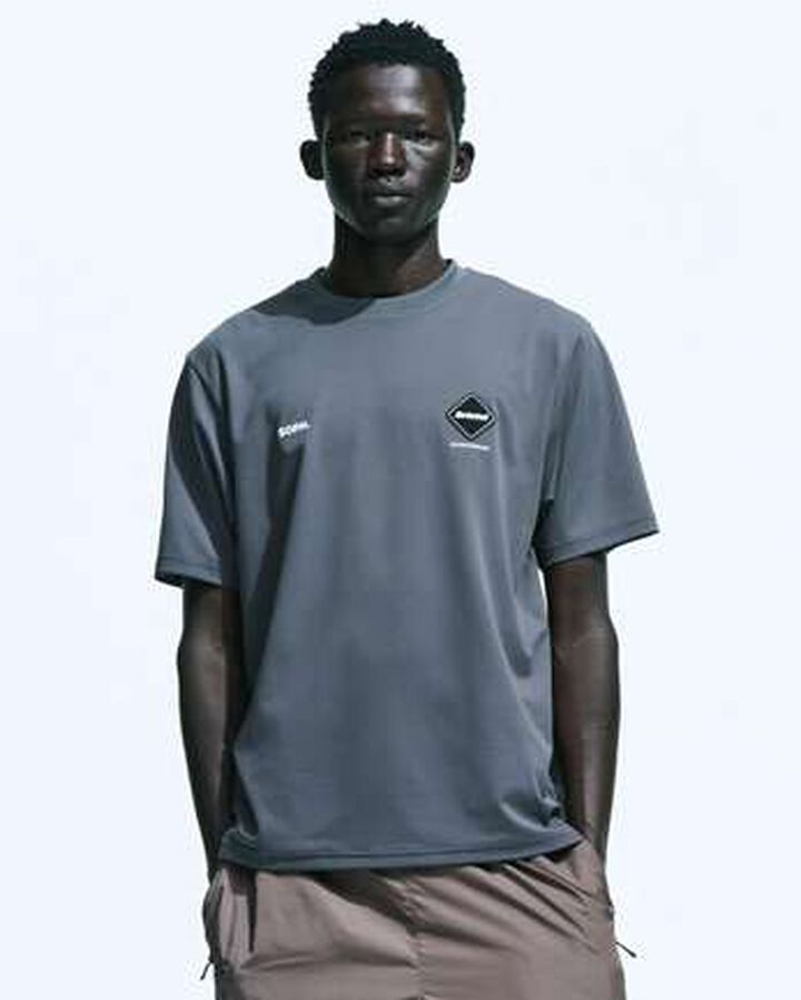 AUTHENTIC LOGO S/S TEAM TOP,BLACK, medium image number 3
