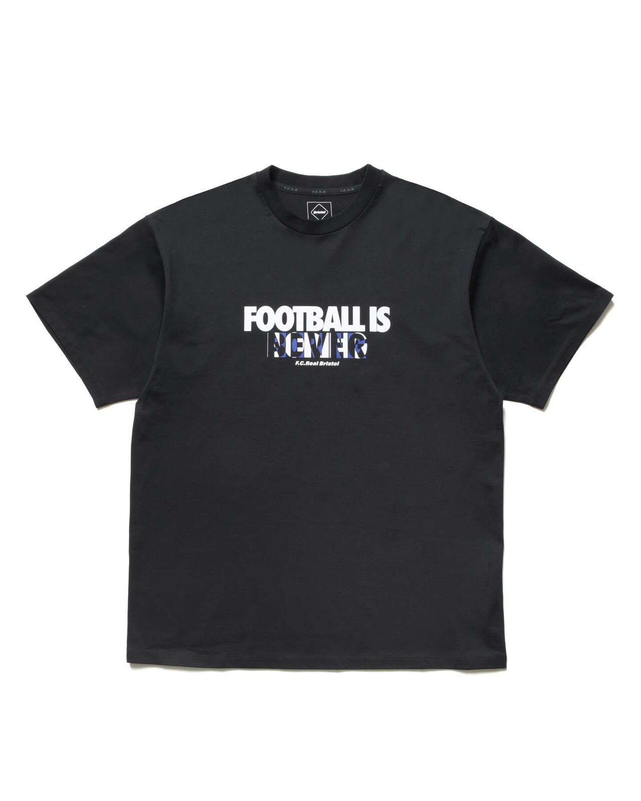 FOOTBALL IS NEVER BORING TEE,BLACK, large image number 0