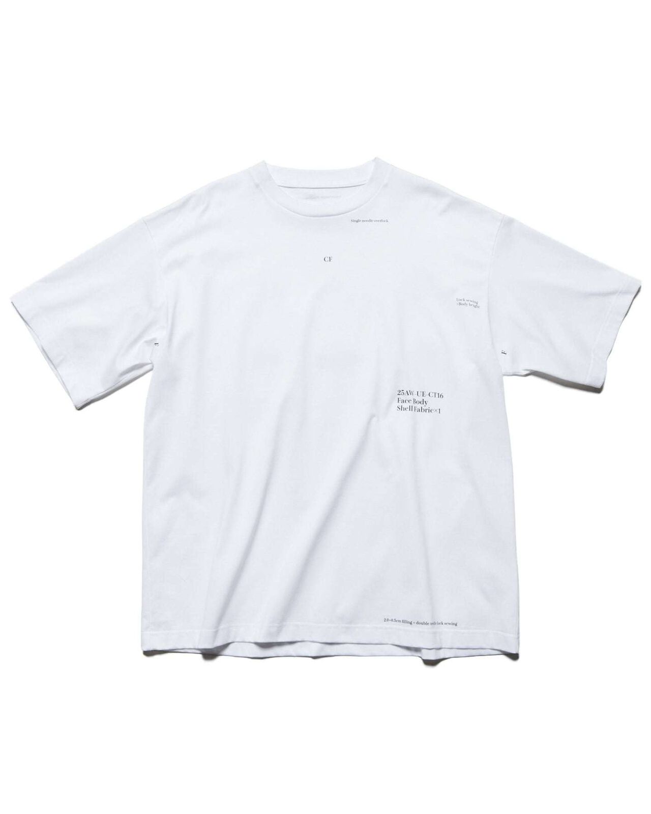 MAP-OUT TEE,WHITE, large image number 0