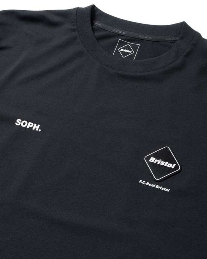 AUTHENTIC LOGO S/S TEAM TOP,BLACK, medium image number 2