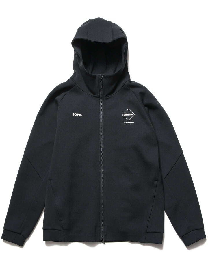 TECH SWEAT VENTILATION HOODIE,BLACK, medium image number 0