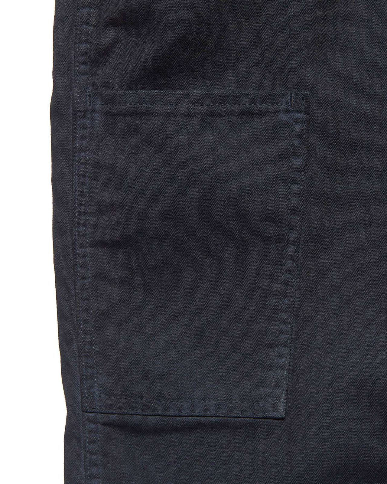 DAMAGED WIDE CROPPED PANTS,BLACK, large image number 3