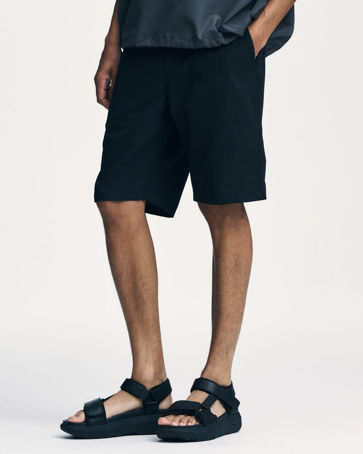 4WAY STRETCH SHIRRING SHORTS,GRAY, medium image number 4