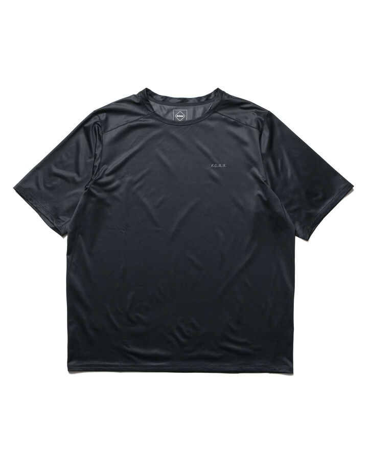 S/S PRACTICE TOP,BLACK, medium