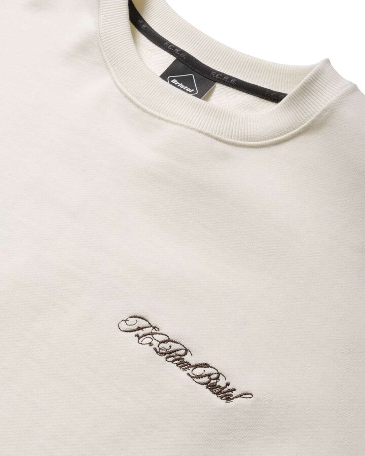 SCRIPT CREWNECK SWEAT,OFF WHITE, medium image number 2