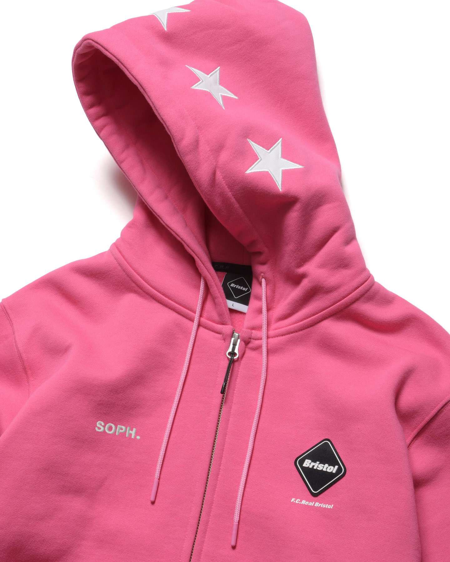 STAR LOGO ZIP UP SWEAT HOODIE