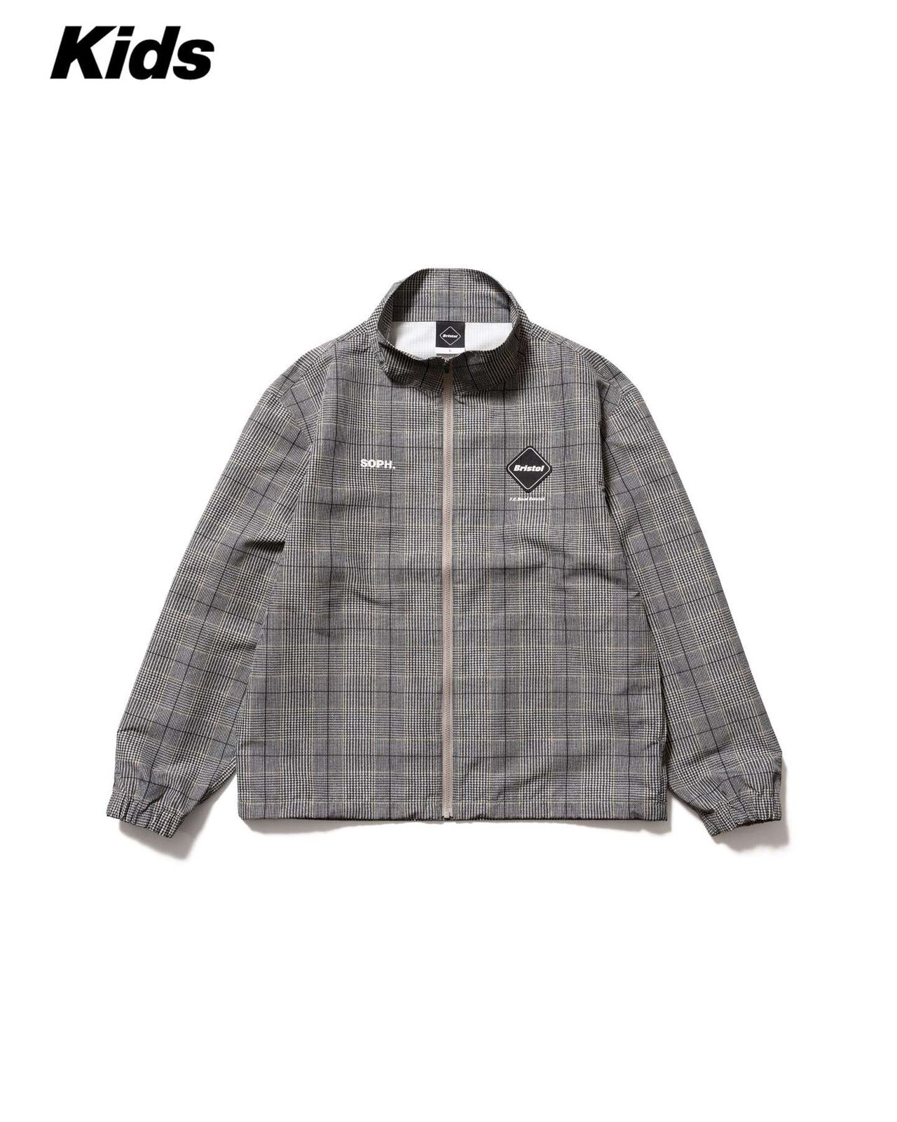 PLAID VENTILATION PRACTICE JACKET,GRAY, large image number 0