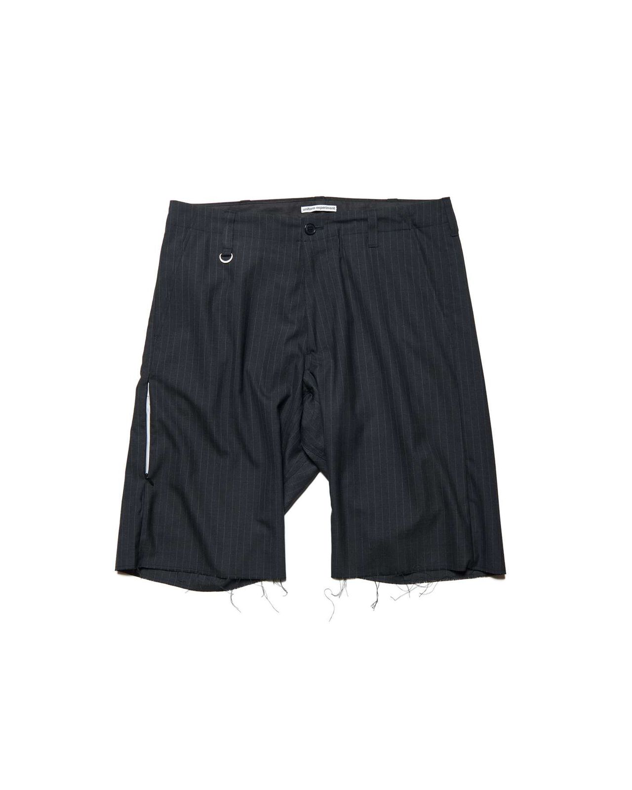 STRETCH WOOL CUT-OFF SHORTS,A, large image number 0