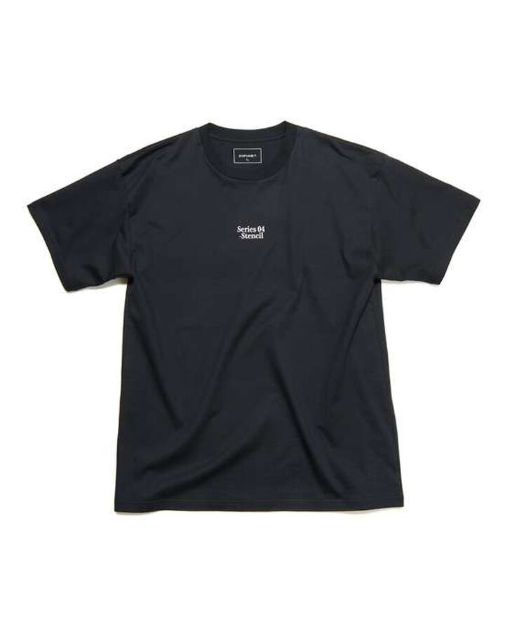 SIMON TAYLOR: STENCIL TEE,BLACK, medium image number 1