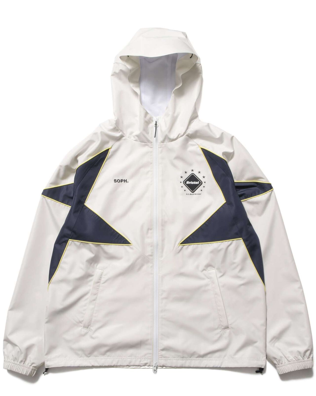 STAR WARM-UP JACKET,OFF WHITE, large image number 0