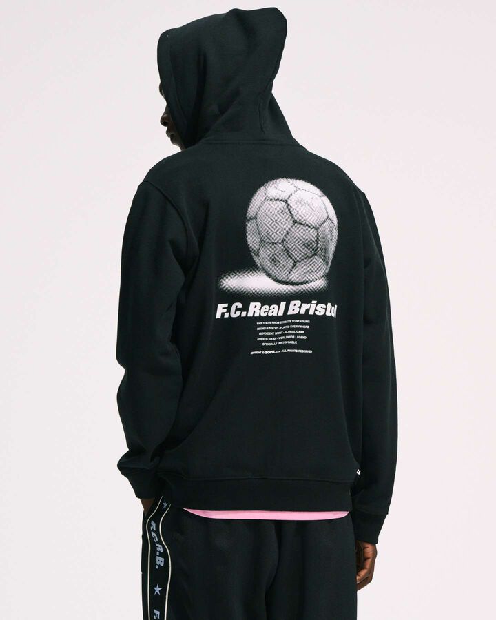SPIRIT ZIP-UP SWEAT HOODIE,BLACK, medium image number 3
