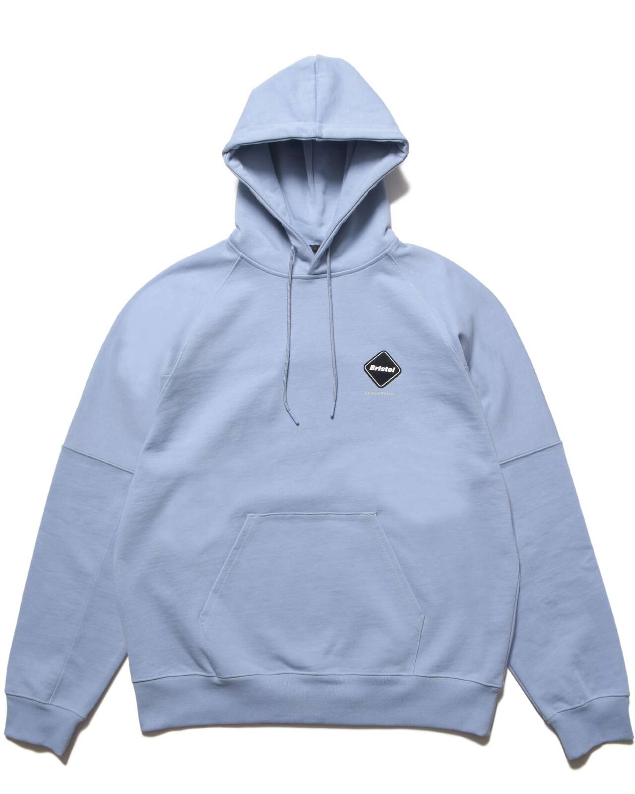BIG LOGO BAGGY SWEAT HOODIE,LIGHT BLUE, large image number 0