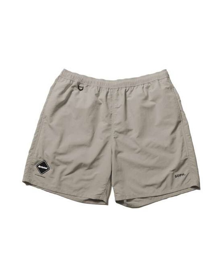 SUPPLEX NYLON EASY SHORTS,BEIGE, medium