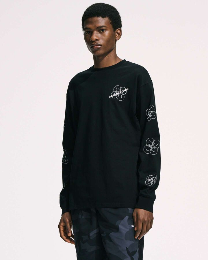 56STARS L/S TEE,BLACK, medium image number 4