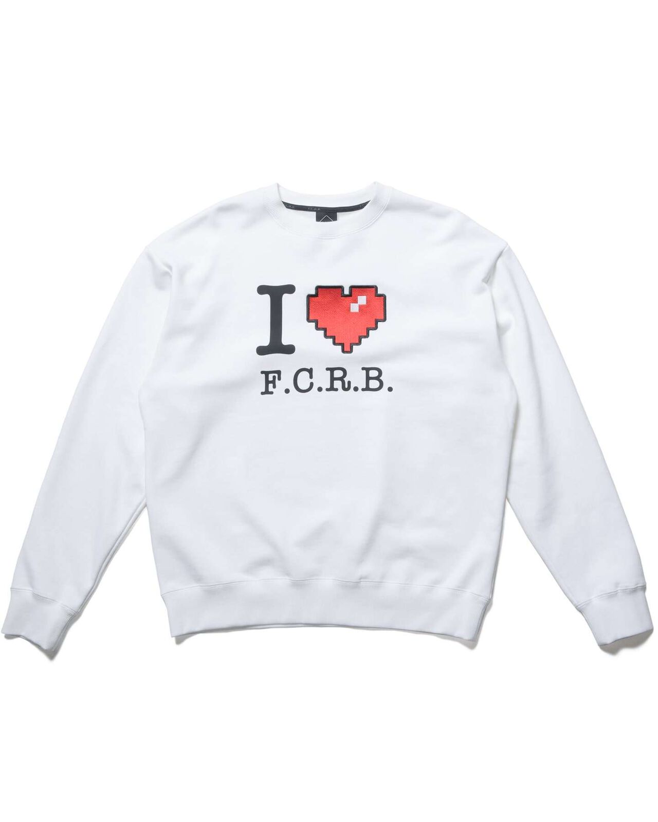 I LOVE F.C.R.B. CREWNECK SWEAT,WHITE, large image number 0