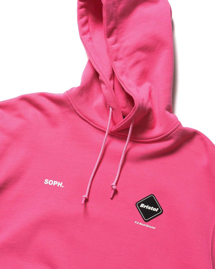 BRISTOL BAGGY SWEAT HOODIE,PINK, medium image number 2