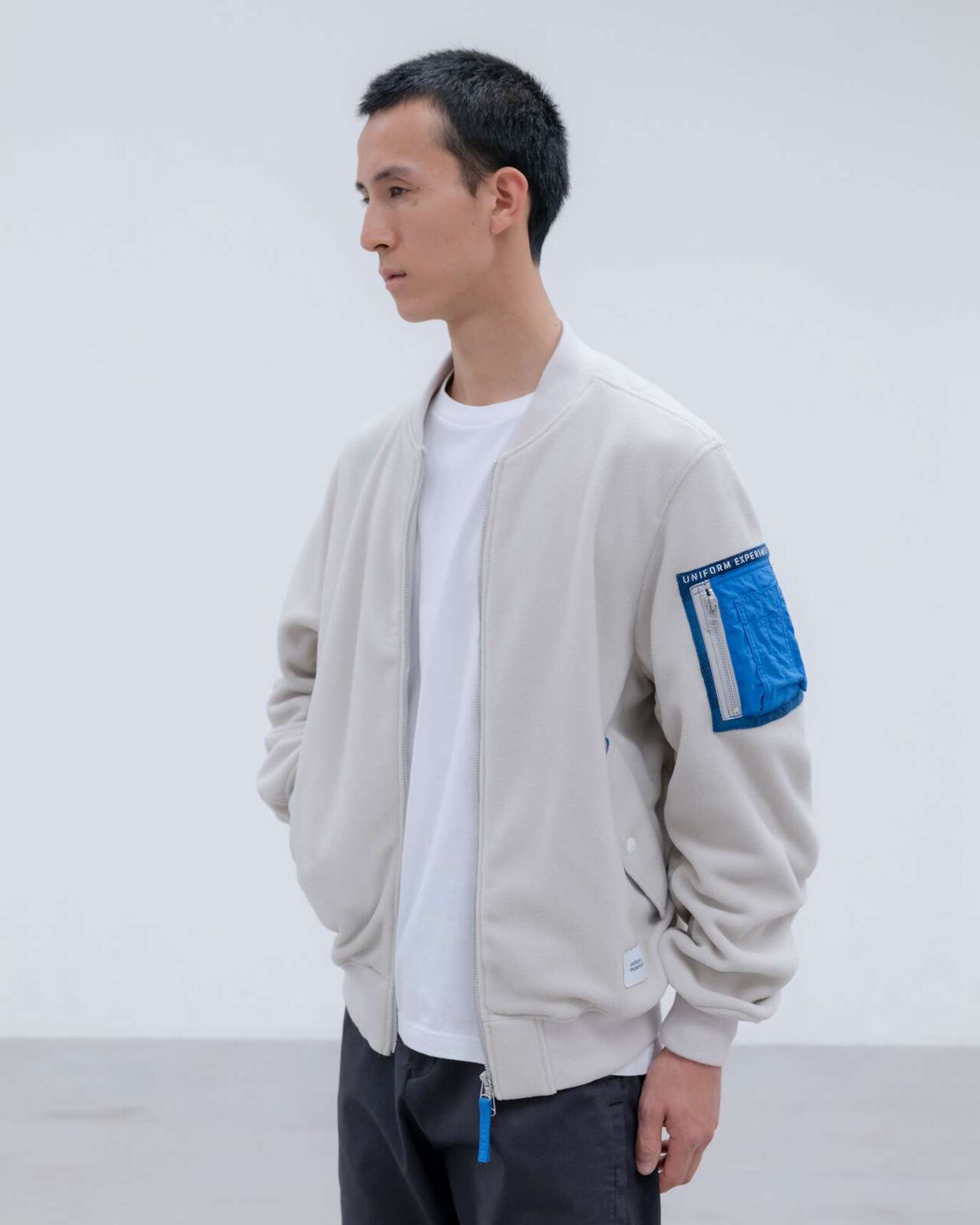 FLEECE L-2B,OFF WHITE, large image number 6