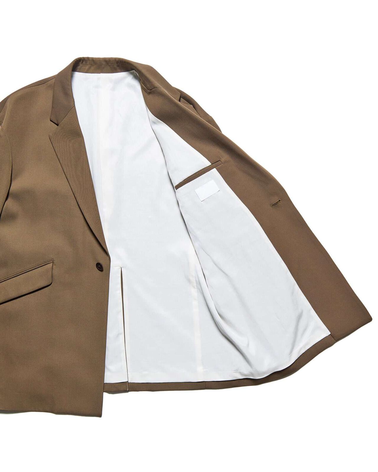 DOESKIN WOOL OVERSIZED JACKET,BROWN, large image number 4