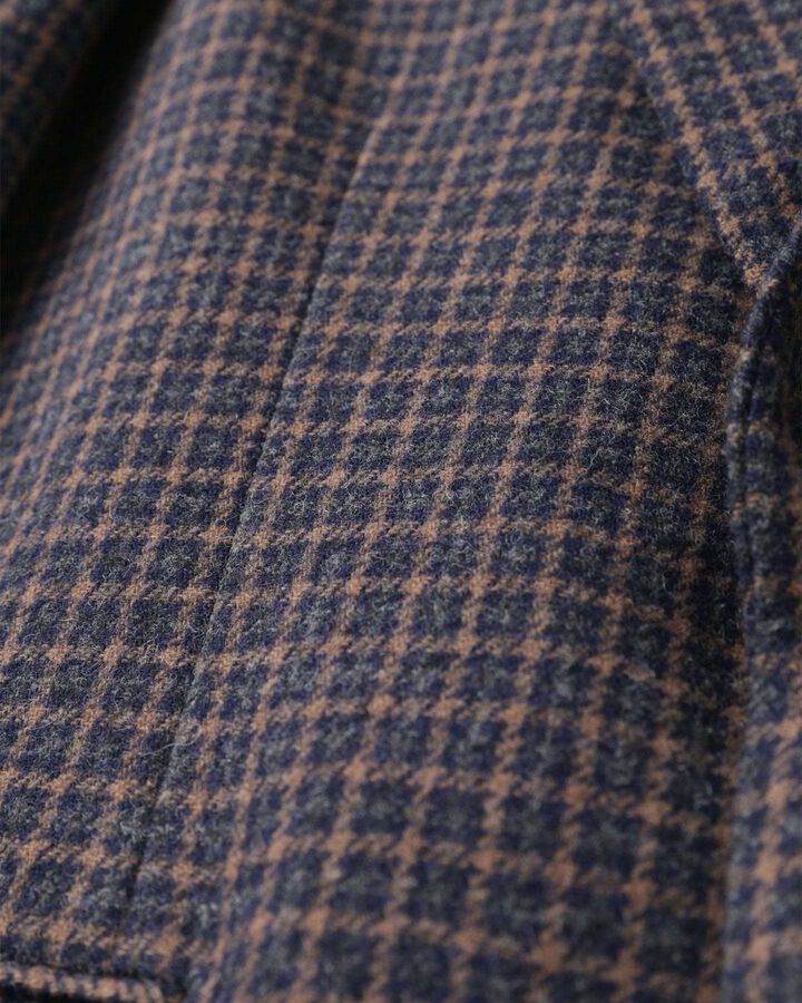 BLENDED WOOL CLASSIC 2BUTTON JACKET,NAVY, medium image number 2