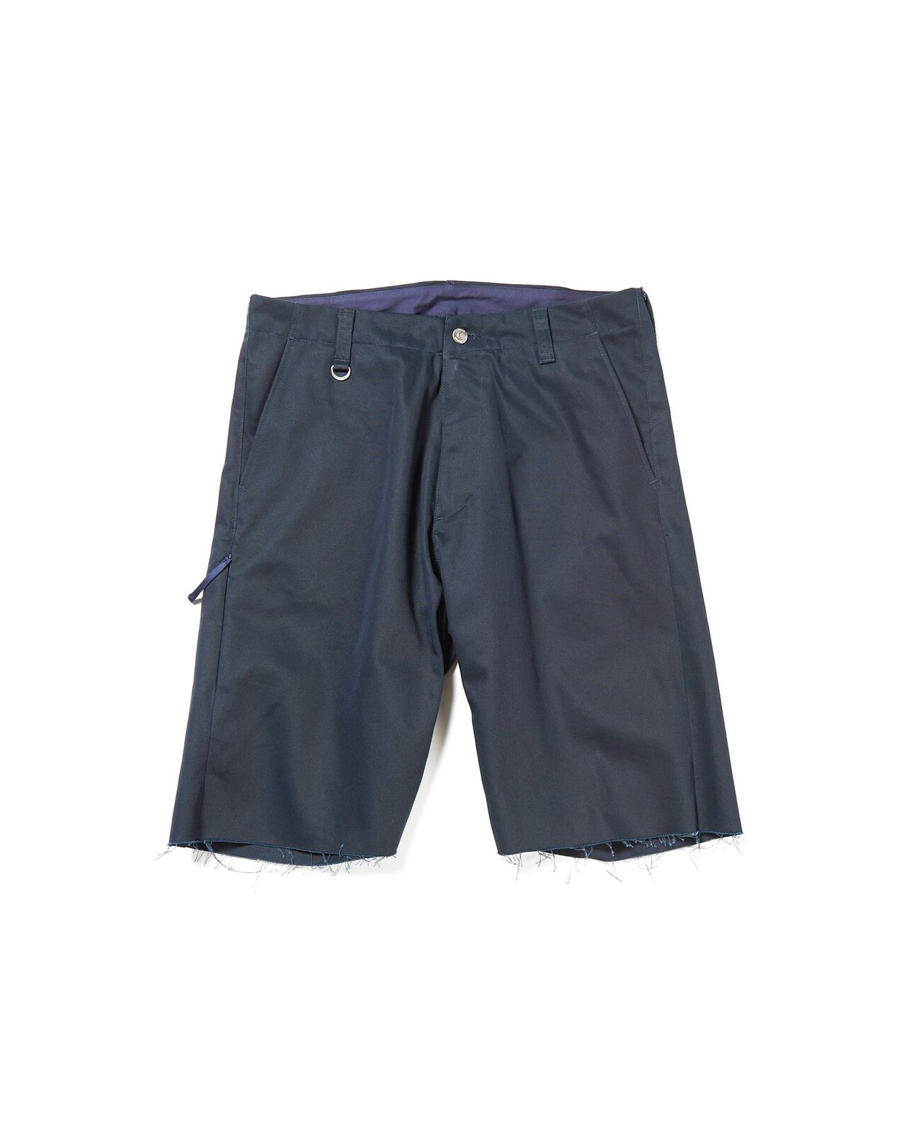 CUT OFF SHORTS,NAVY, large image number 0