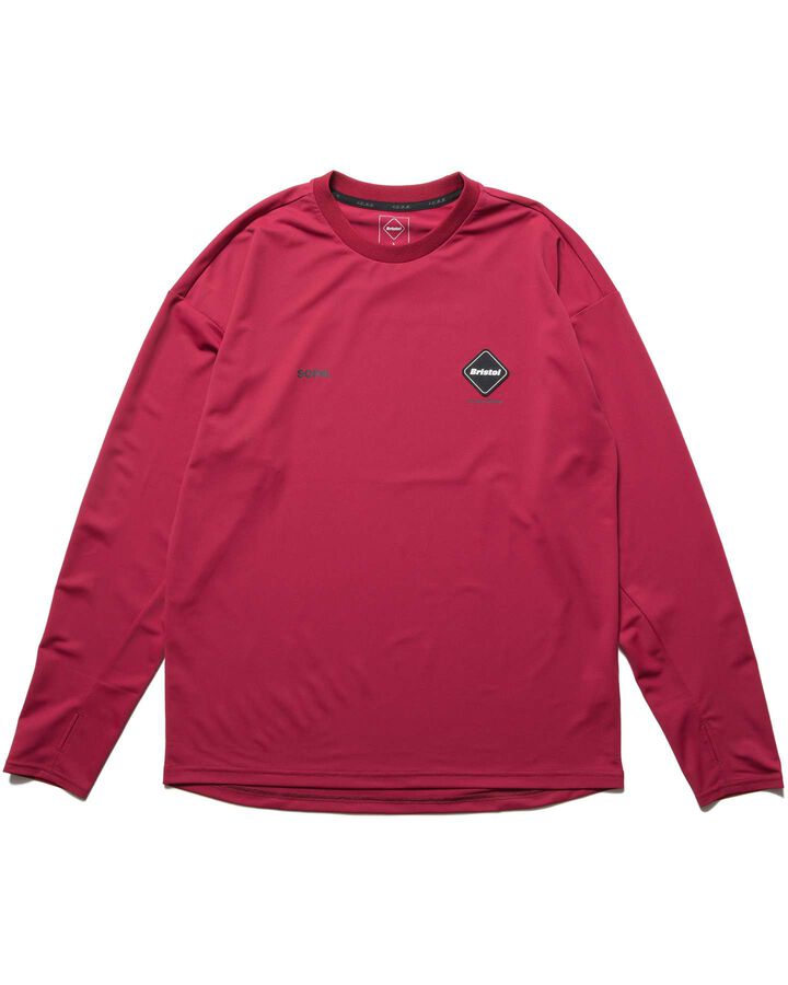 AUTHENTIC L/S TOP,RED, medium
