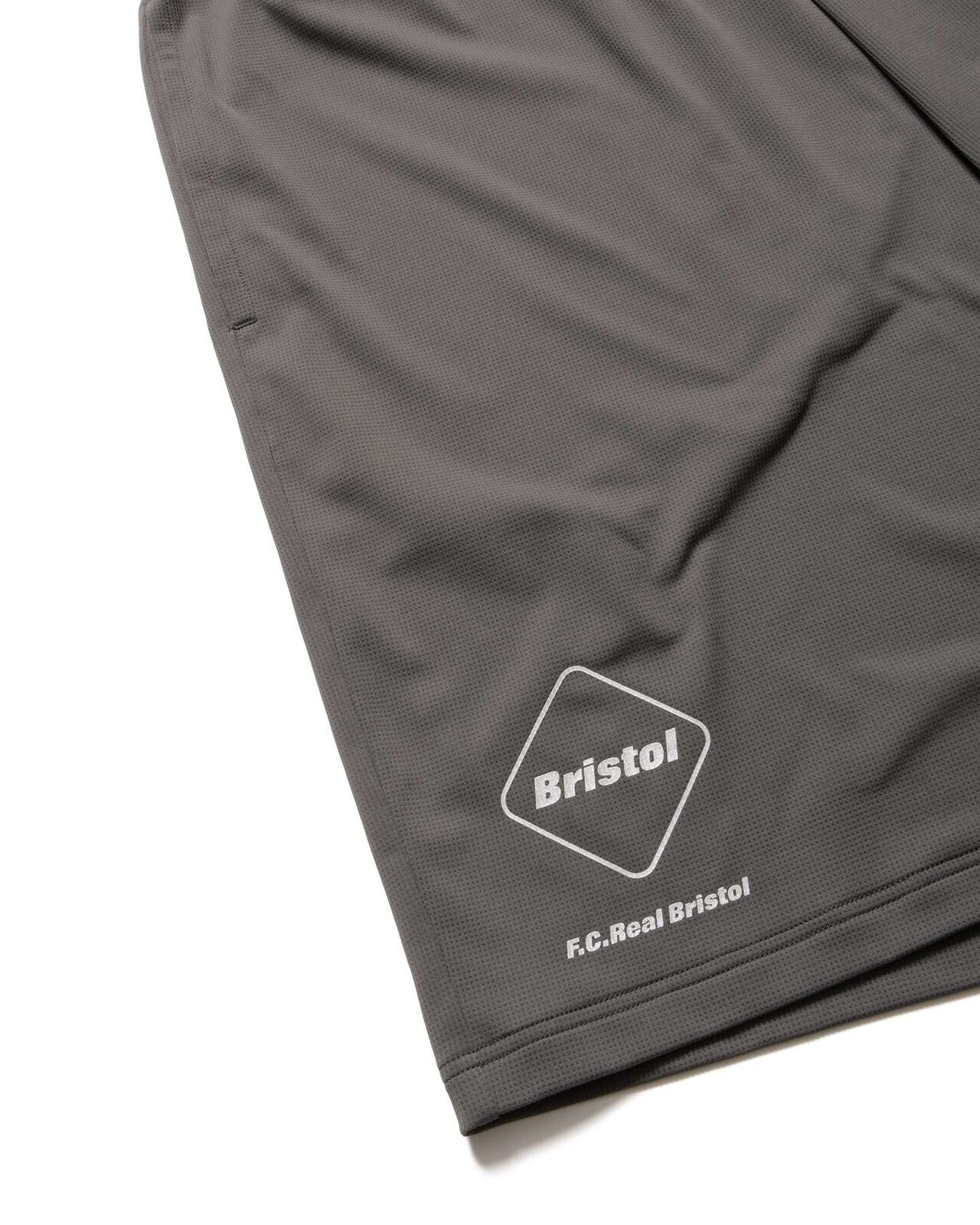S/S TRAINING TOP&SHORTS,CHARCOAL GRAY, large image number 6