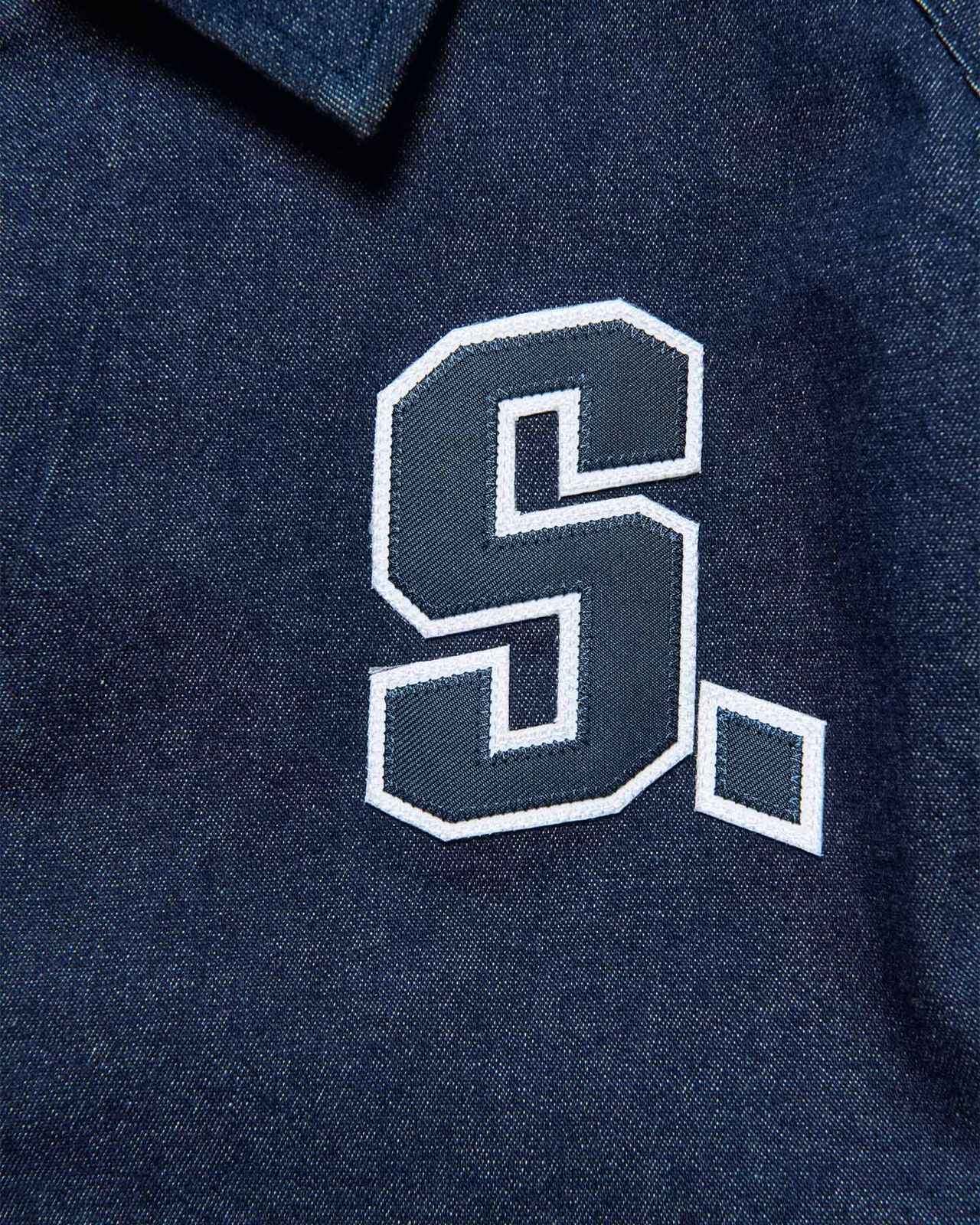 STRETCH TWILL COACH JACKET,INDIGO, large image number 2