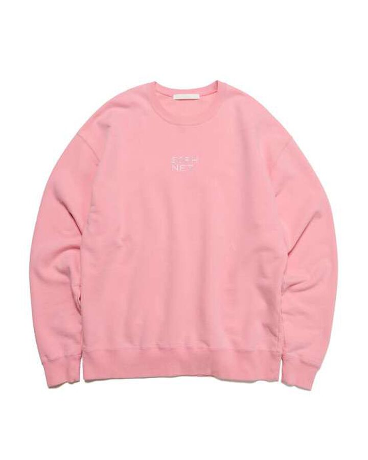 SIMON TAYLOR: DOT MASK CREWNECK,PINK, medium image number 0