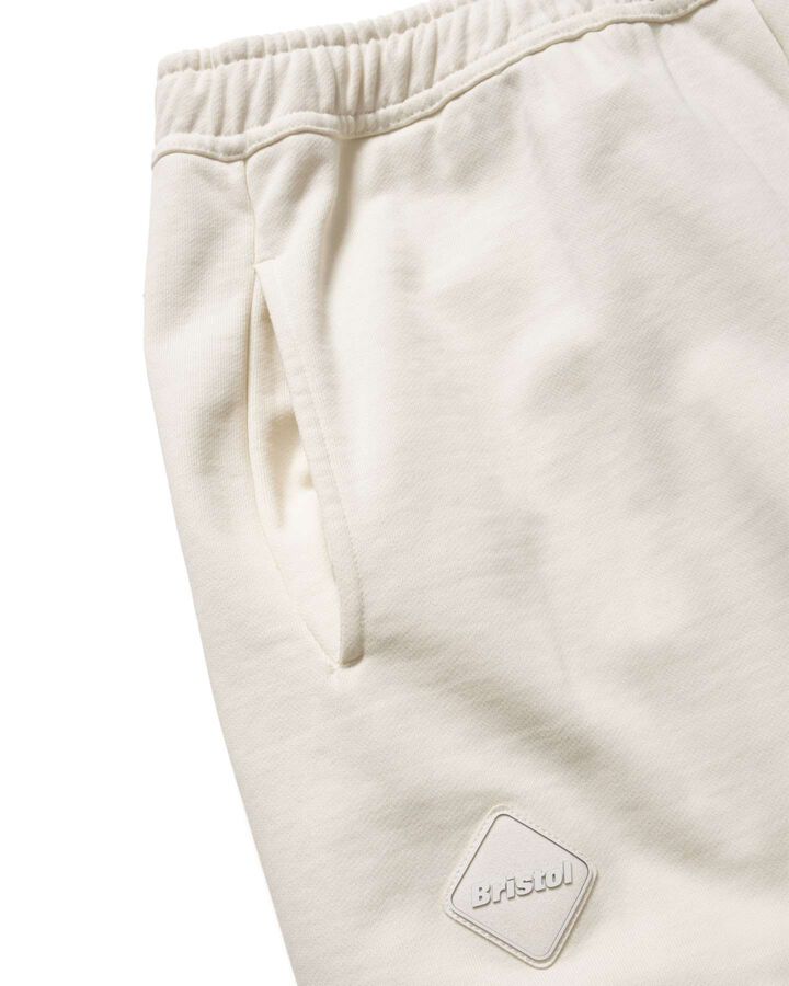 CUT-OFF LOGO SWEAT PANTS,OFF WHITE, medium image number 4