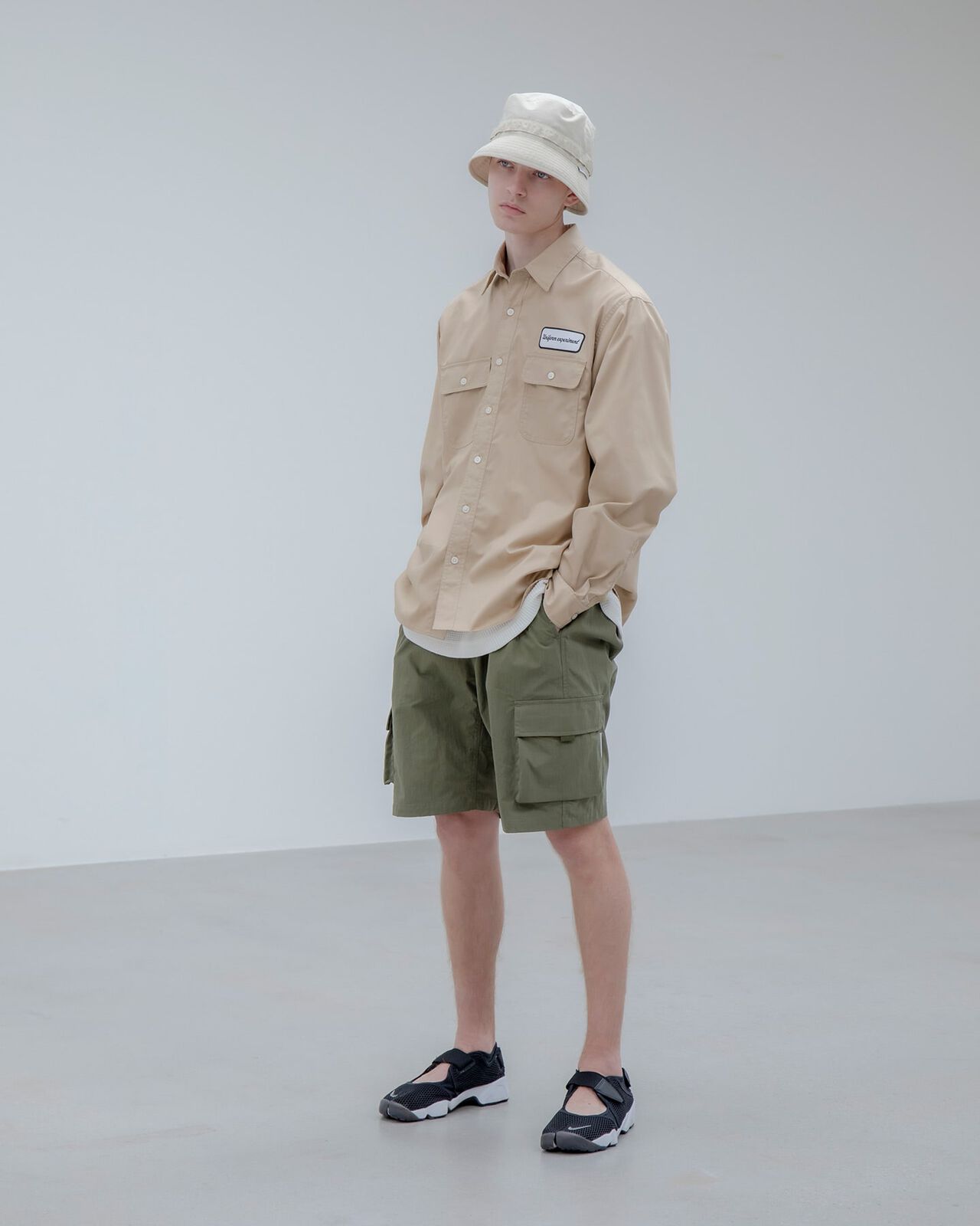 WORK SHIRT,BLACK, large image number 5