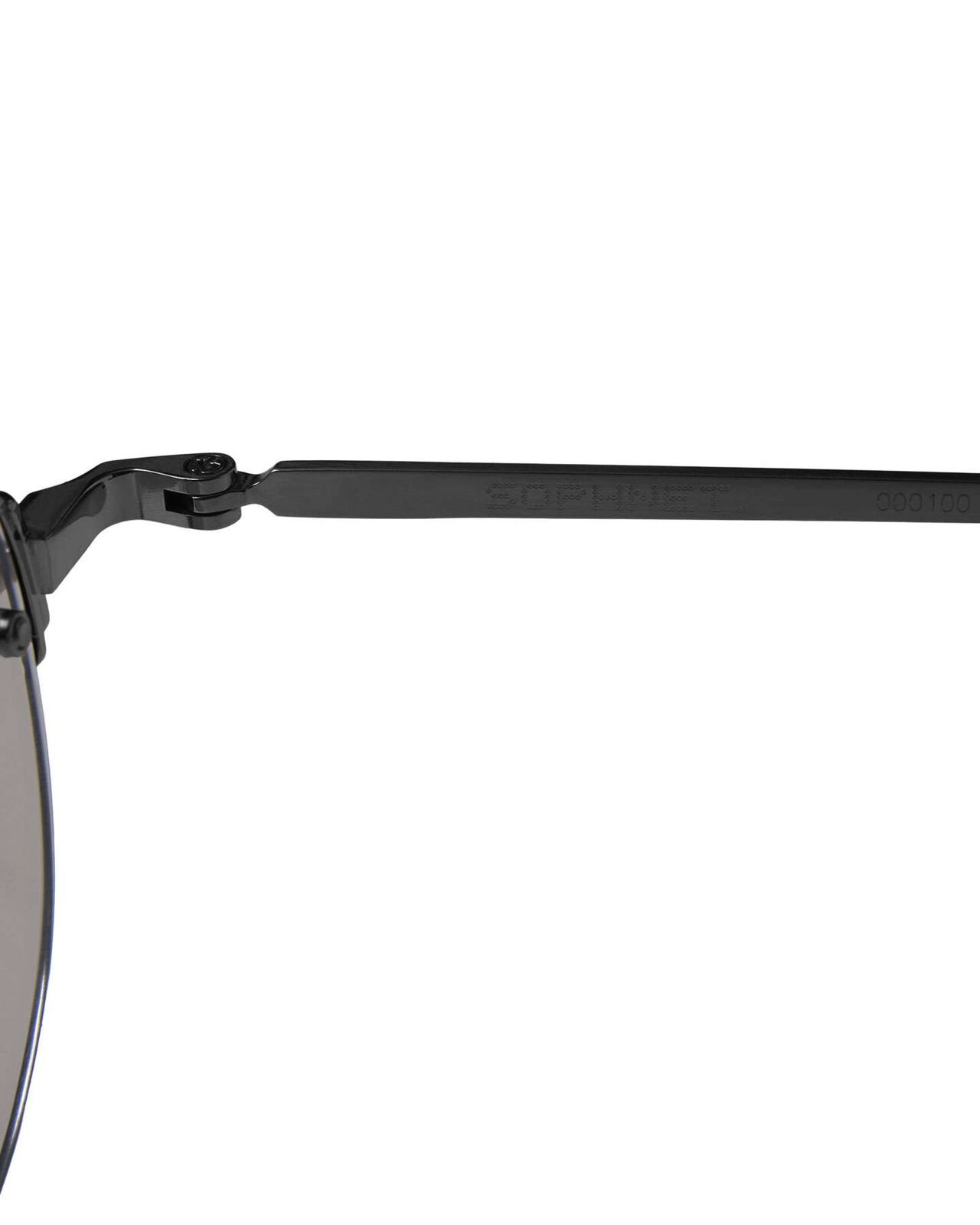 TITANIUM RIMLESS SUNGLASSES ROUND,BLACK, large image number 4