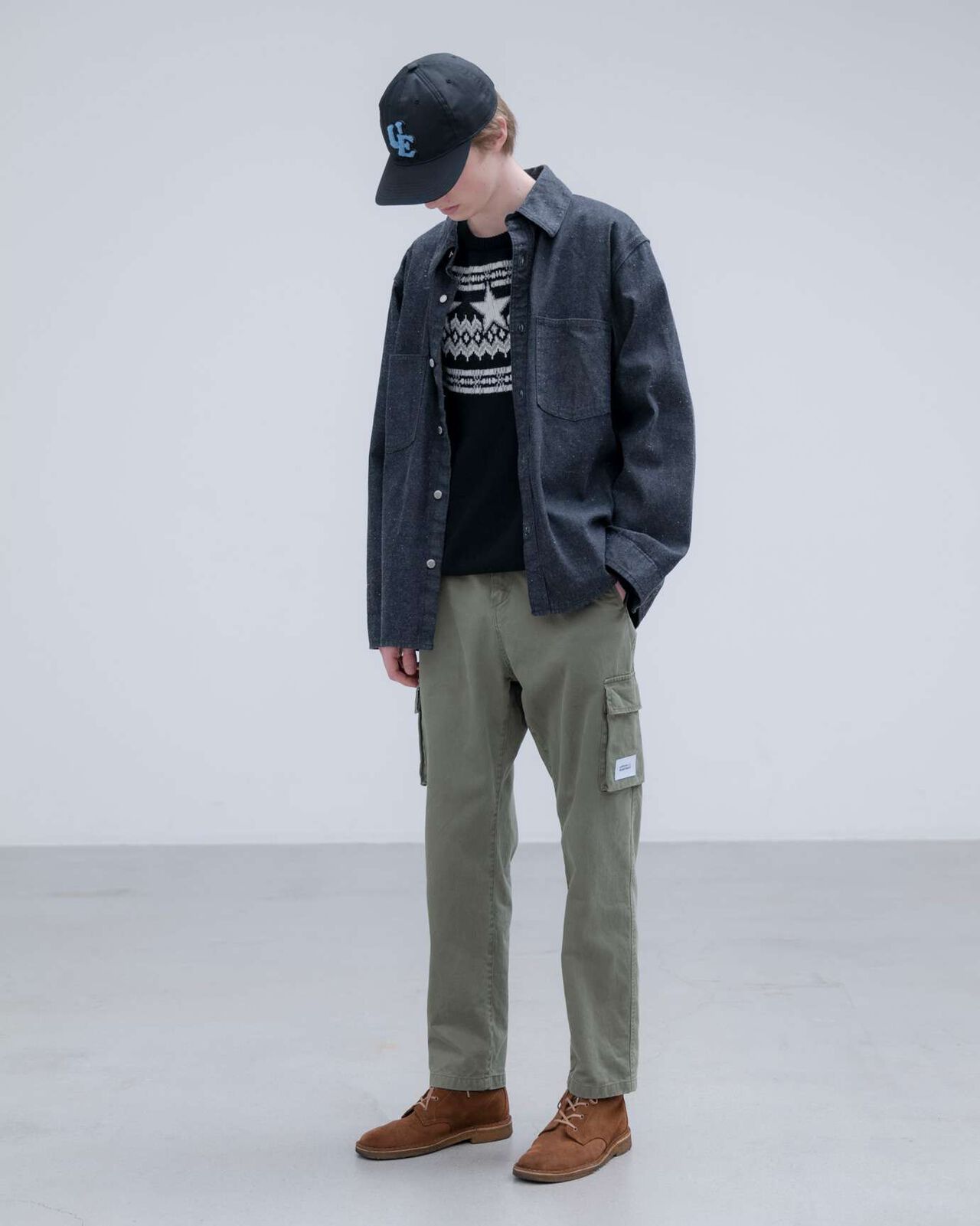 MILITARY FIELD CARGO PANTS,NAVY, large image number 9