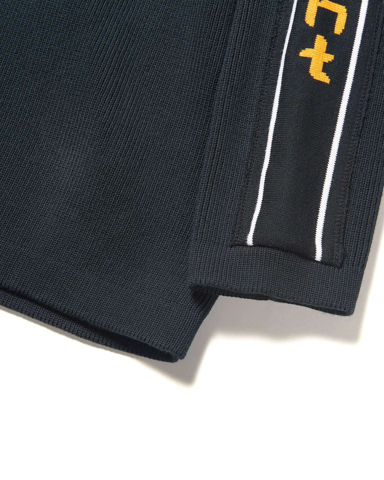 LINED LOGO SWEATER,BLACK, large image number 4