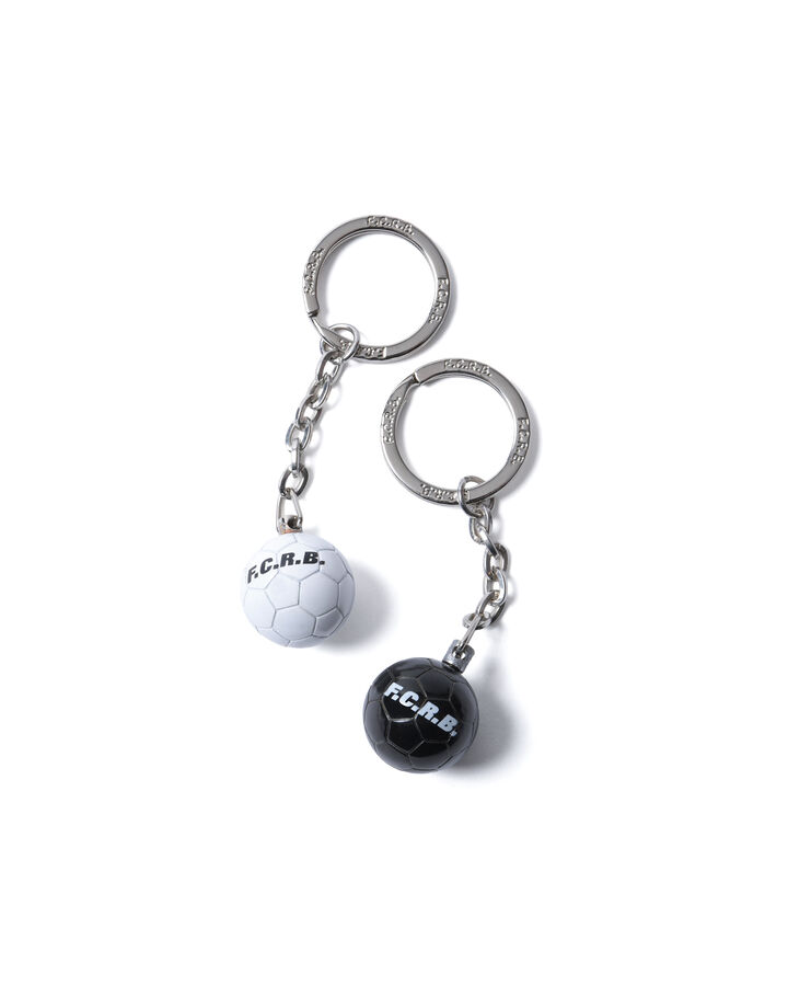 SOCCER BALL KEYCHAIN,WHITE, medium image number 2