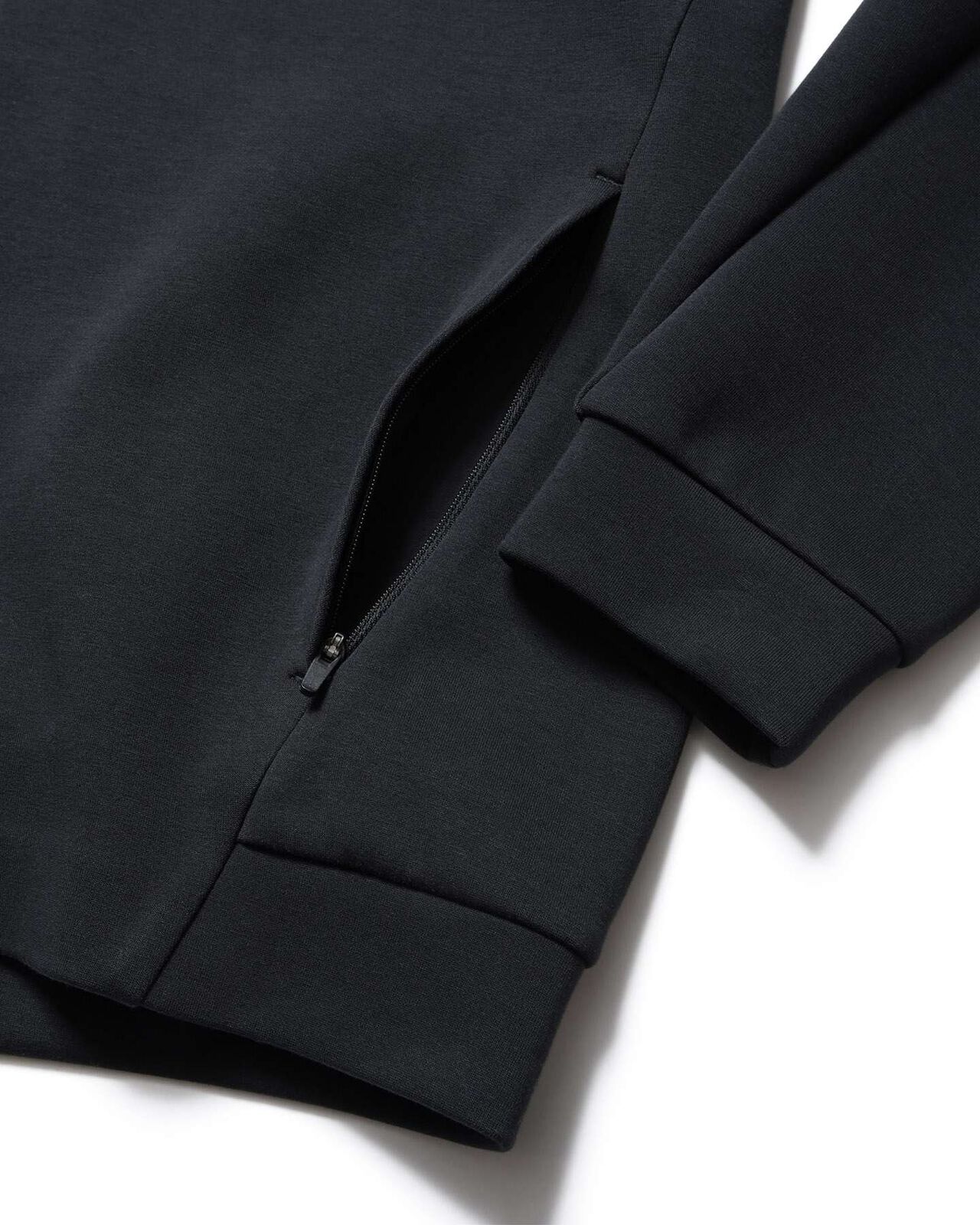 TECH SWEAT VENTILATION HOODIE,BLACK, large image number 4