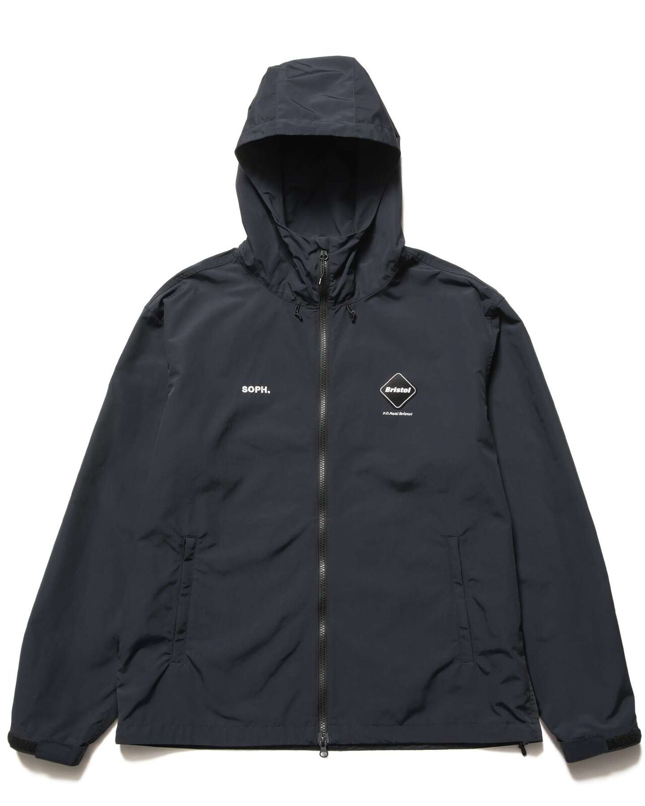 SUPPLEX NYLON HOODED BLOUSON,BLACK, large image number 0
