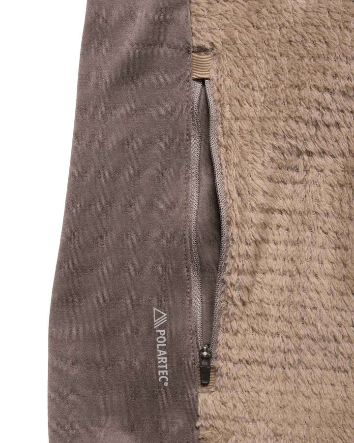 HYBRID FLEECE VEST,BEIGE, medium image number 3