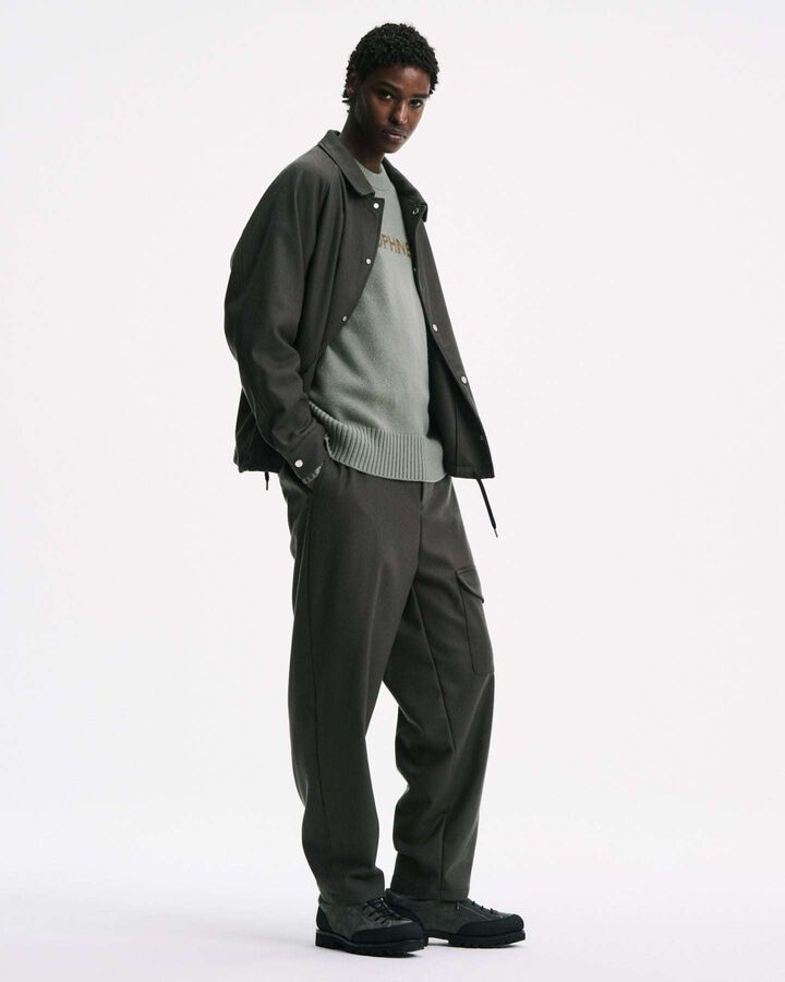 LOGO PATCH KNIT,KHAKI, medium image number 5