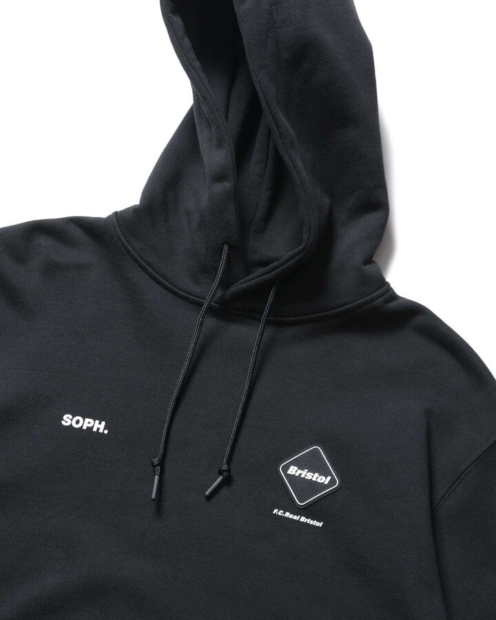 BRISTOL BAGGY SWEAT HOODIE,BLACK, medium image number 2