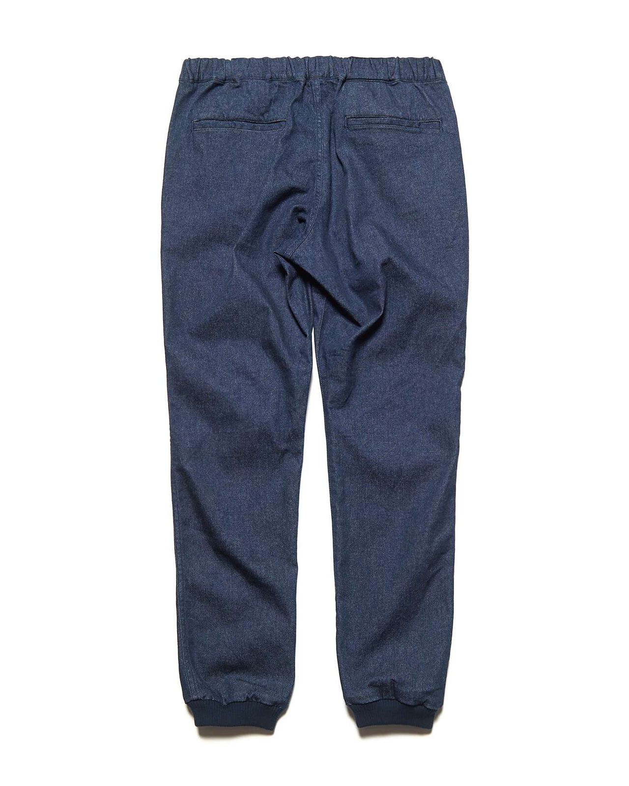 STRETCH TWILL SLIM-FIT RIBBED PANTS,INDIGO, large image number 1