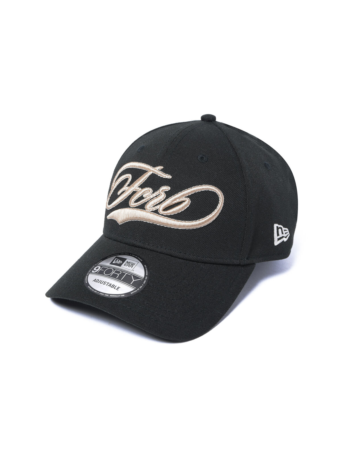 NEW ERA FLAG LOGO 9FORTY CAP,BLACK, large image number 0