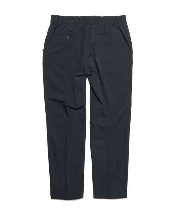 2WAY STRETCH SHIRRING SLIM FIT SLACKS,BLACK, medium image number 1