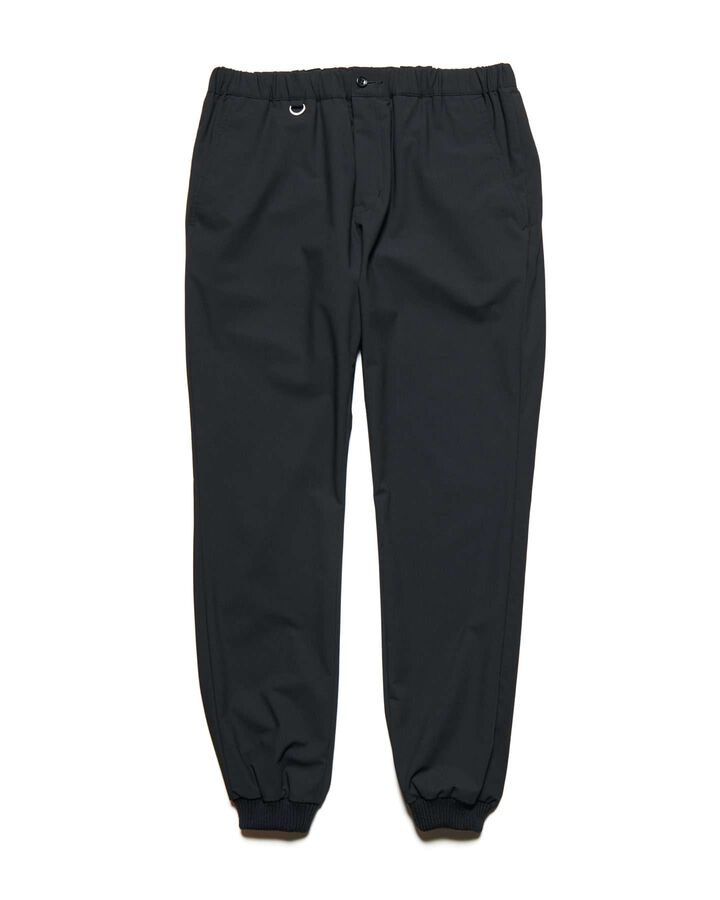 2WAY STRETCH SLIM-FIT RIBBED PANTS,BLACK, medium image number 0