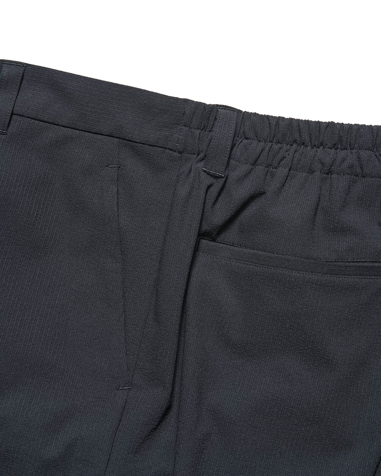 4WAY STRETCH SHIRRING SHORTS,BLACK, large image number 2