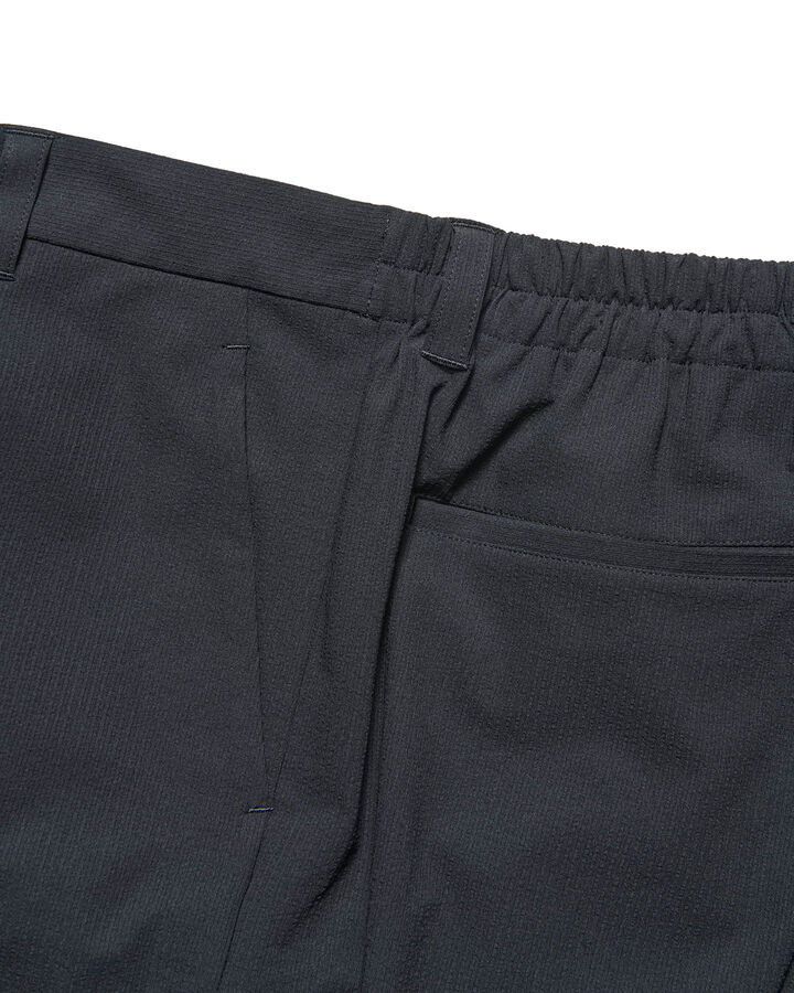 4WAY STRETCH SHIRRING SHORTS,BLACK, medium image number 2