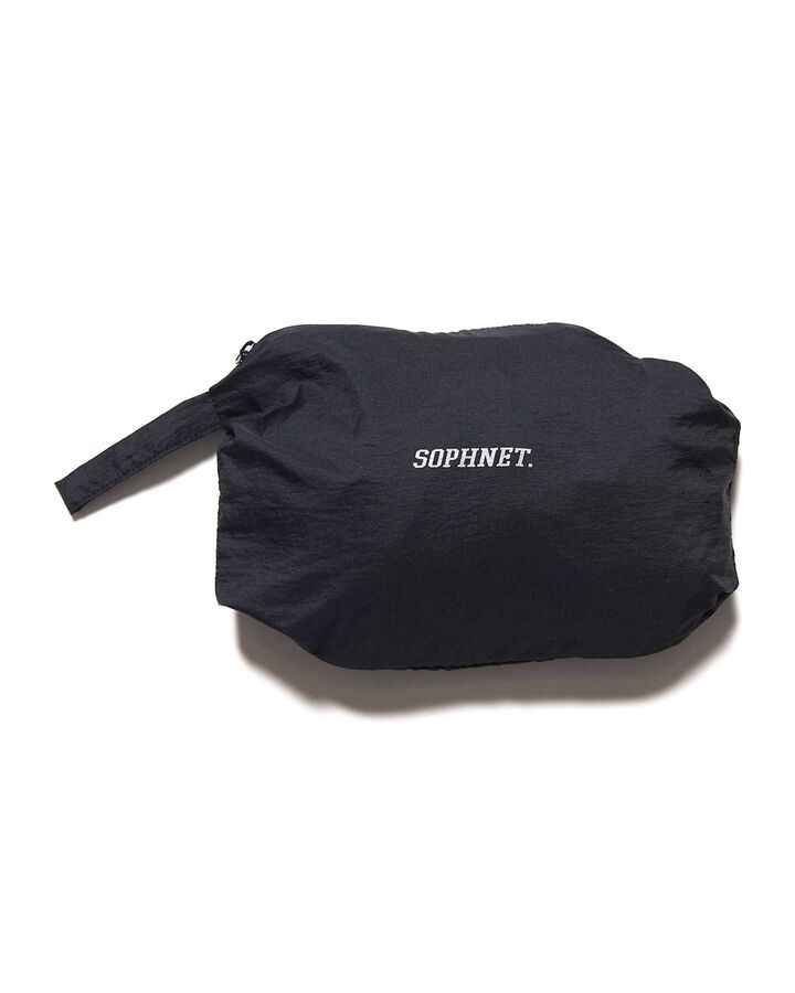 RIPSTOP PACKABLE HOODED BLOUSON,BLACK, medium image number 3