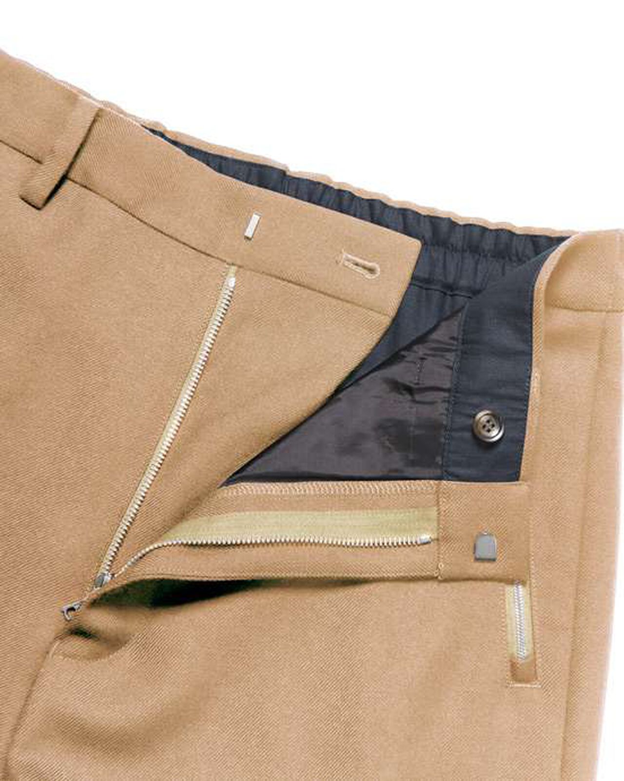 ZIP POCKET SLACKS,BEIGE, large image number 4