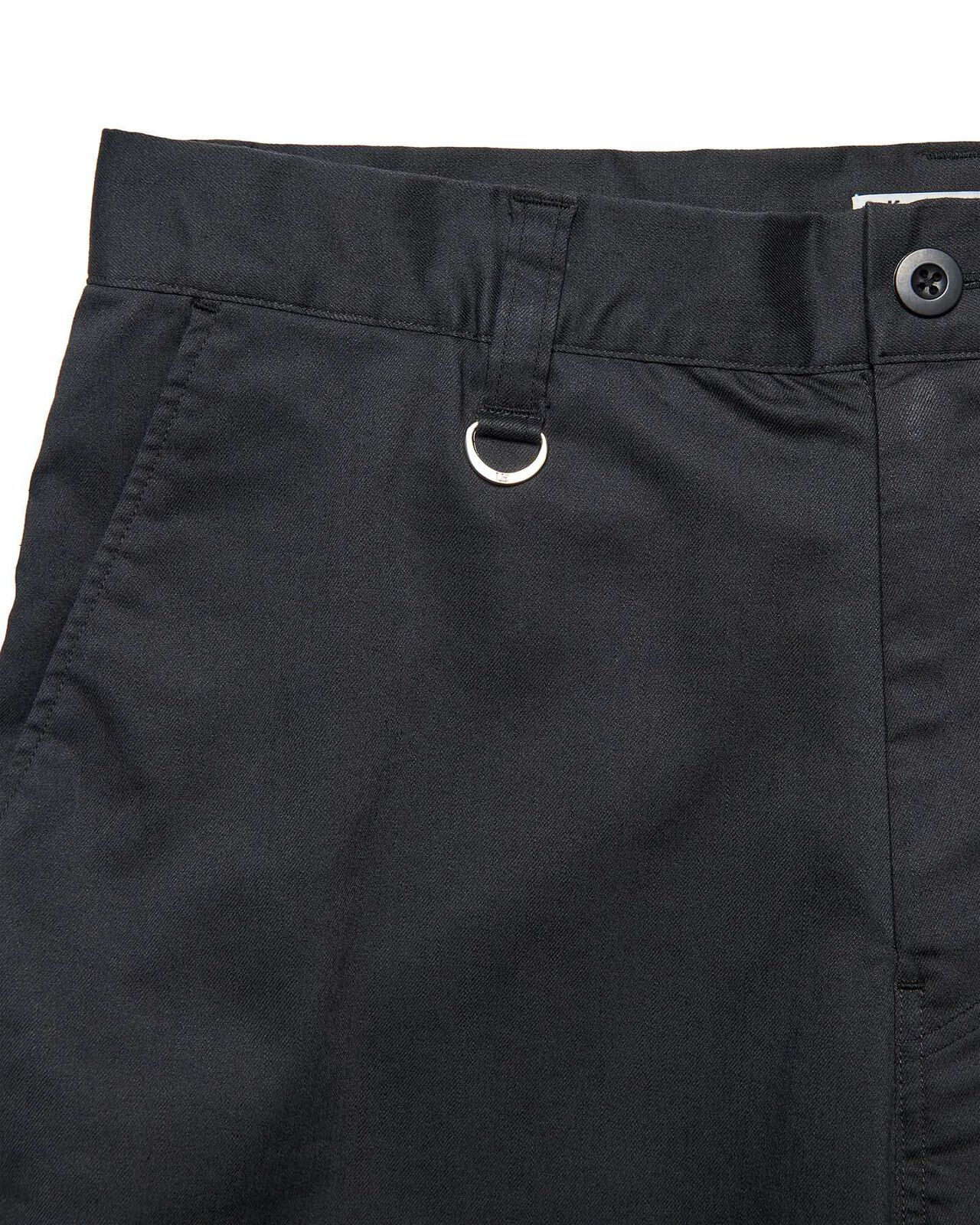 STRETCH TWILL SLIM CROPPED PANTS,BLACK, large image number 3
