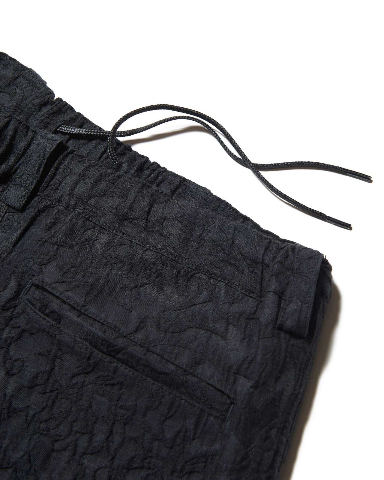 JACQUARD EASY PANTS,BLACK, large image number 3