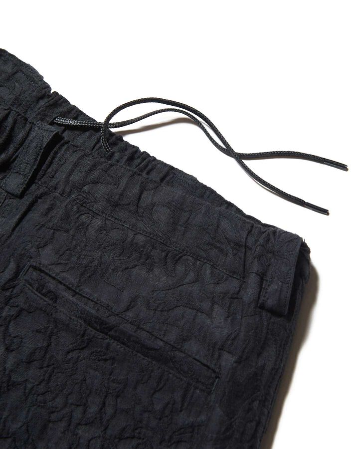 JACQUARD EASY PANTS,BLACK, medium image number 3